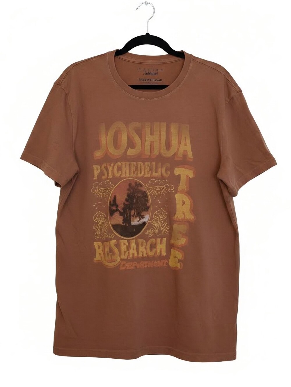 Lucky Brand Joshua Tree Psychedelic Research T-shirt Men's Size Medium NWOT